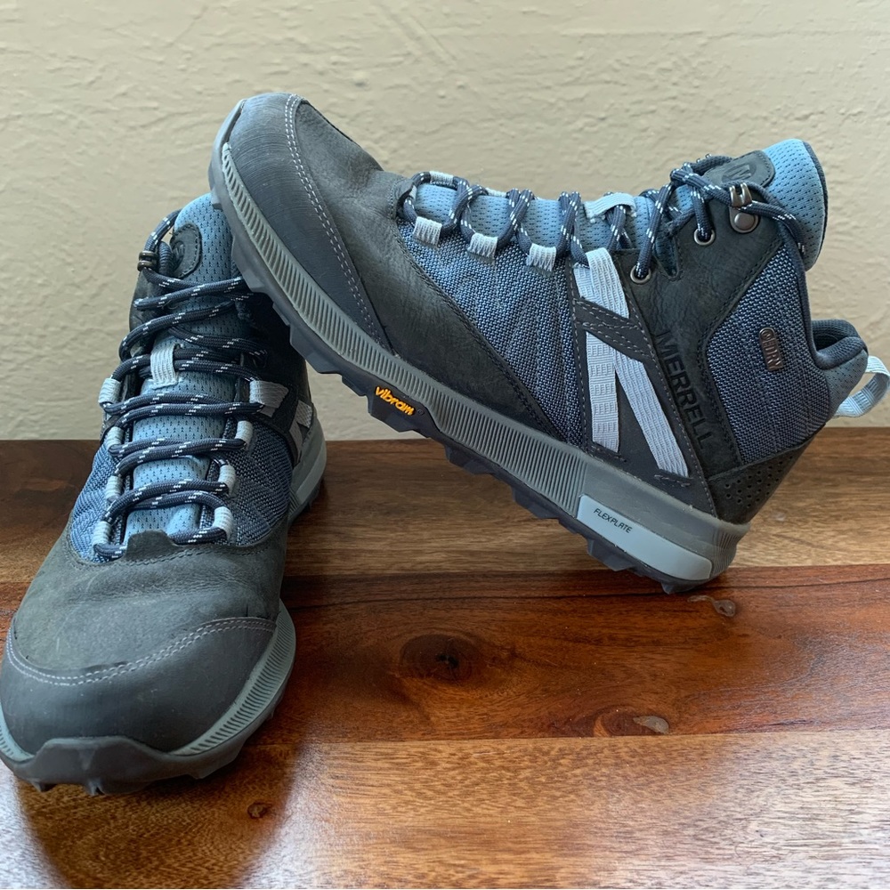 Merrell Zion Navy Blue Hiking Boot Waterproof - Women’s 9